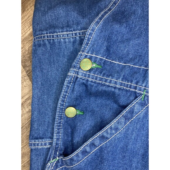 Liberty Overalls Mens 38x30 (29) Denim Bibs Coveralls Carpenter Utility Workwear - Picture 2 of 10